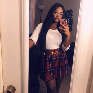 Plaid skirt